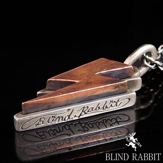 BLIND RABBIT-ブラインドラビット-Thunder L PENDANT[赤い稲妻 Custom