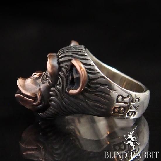 BLIND RABBIT-ブラインドラビット-猿の手 Ring SP- SILVER SHIELD