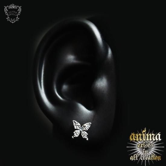 anima exists in all creation-蝶 ピアス - SILVER SHIELD