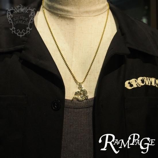 RAMPAGE,ランペイジ,レオパードゲッコーペンダント - SILVER SHIELD