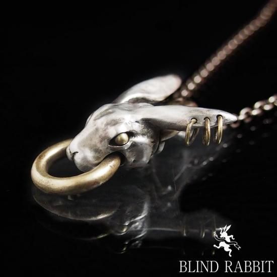 美品‼️ blindrabbit ブラインドラビット ペンダント Pendant BLIND RABBIT-ブラインドラビット-RABBIT- SILVER SHIELD