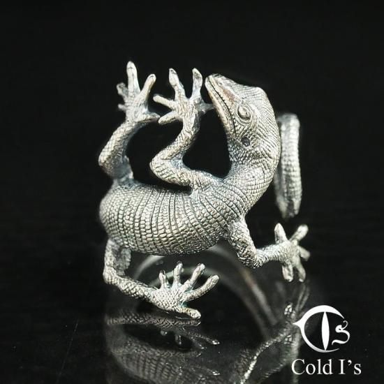 Cold I's,コールドアイズ,Tree Monitor Ring L,- SILVER SHIELD Cold I's,コールドアイズ,Tree Monitor Ring L,- SILVER SHIELD