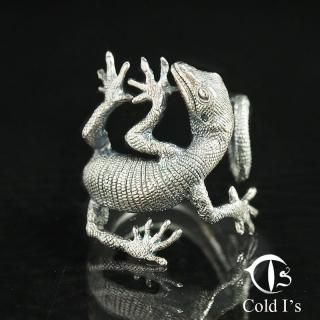 Cold I's,コールドアイズ,Green Python Ring,- SILVER SHIELD