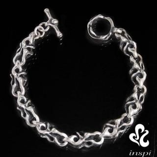 圧巻の迫力】 SILVER 925 刻印 スコーピオン 蠍 ブレスレット 銀製