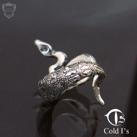 コールドアイズ　ポールパイソンリング Cold I's,コールドアイズ,Ball Python Ring S,- SILVER SHIELD