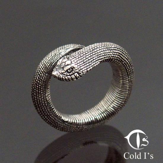 Cold I's,コールドアイズ,Hognose Snake Ring,- SILVER SHIELD