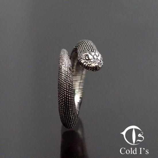 Cold I's コールドアイズ シルバー 蛇リング Cold I's,コールドアイズ,Hognose Snake Ring,- SILVER SHIELD