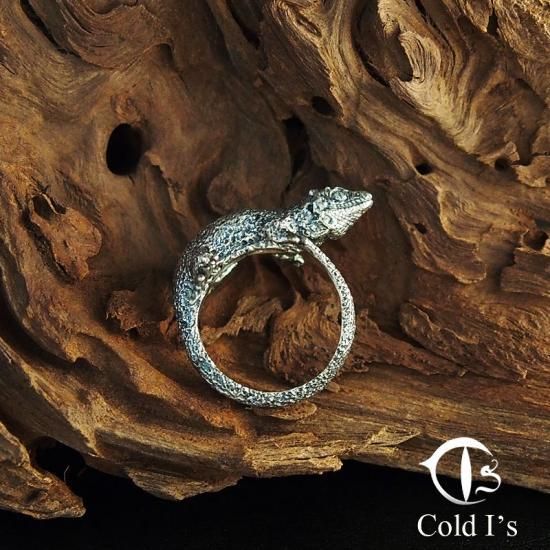 Cold I's,コールドアイズ,Gargoyle Gecko Ring,- SILVER SHIELD