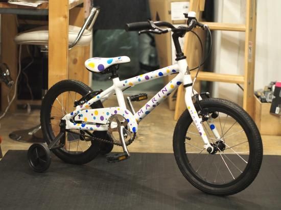 MARIN 2016 DONKY Jr16 WHITE/DOT - Bicycle Shop Pino Online
