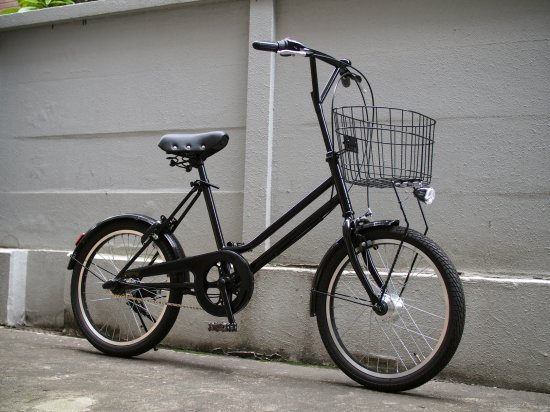 Pinoママチャリ 20インチ3段変速 GLOSS BLACK - Bicycle Shop Pino Online