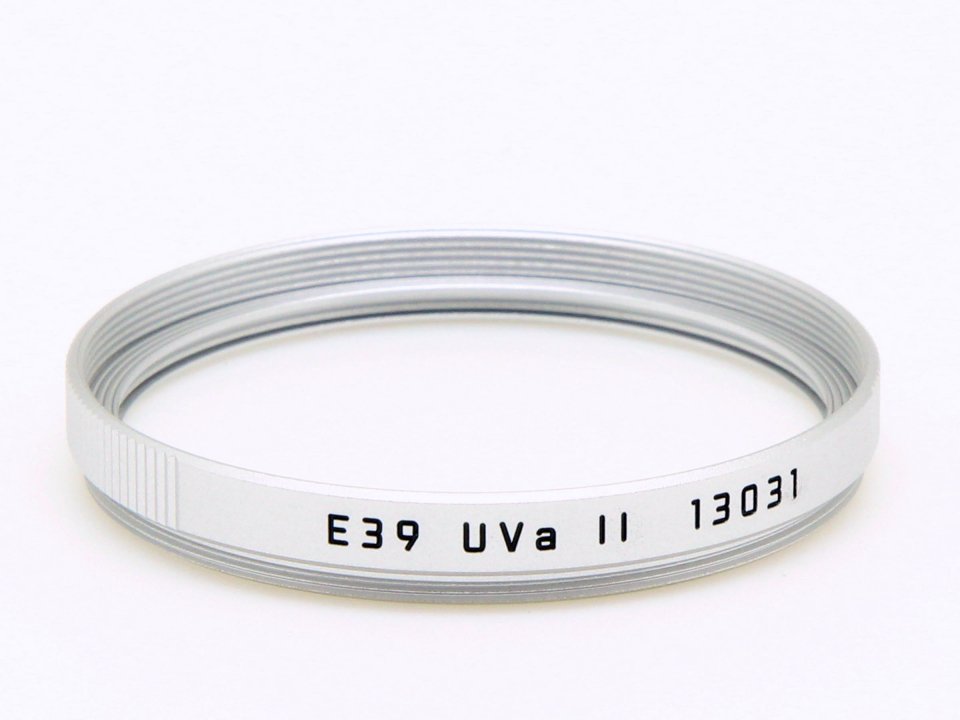 ライカ E39 UVa II レンズフィルター シルバー 13031 新品