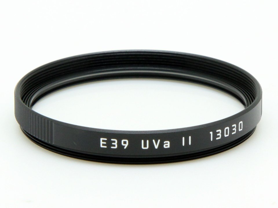 ライカ E39 UVa II レンズフィルター ブラック 13030 新品