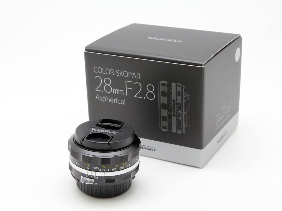 希少 コシナ VoightLander 28mm F2.8 SL EFマウント小さいホコリ混入ありカビなし