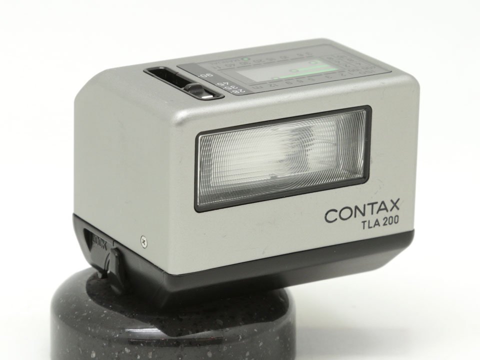 CONTAX TLA200 フラッシュ オマケ電池 - カメラ