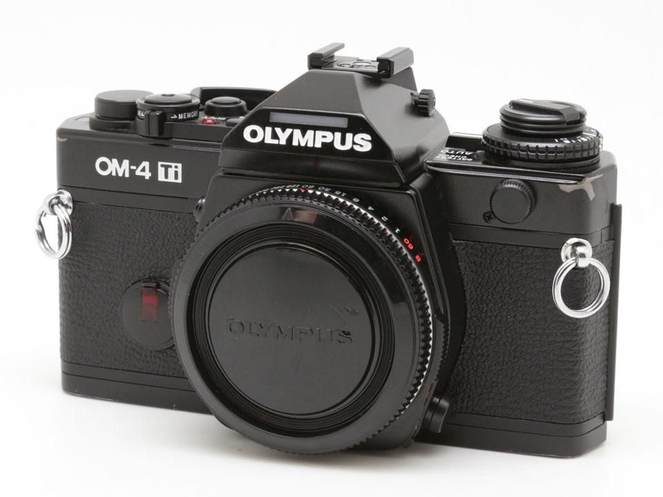 OLYMPUS OM-4Ti フィルムカメラ ボディ ブラック チタン 良好