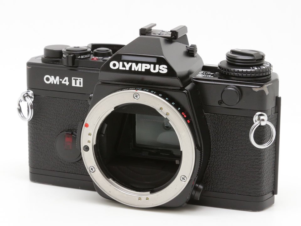 【正常動作】Olympus OM-4 Ti Black 35mm-AU07