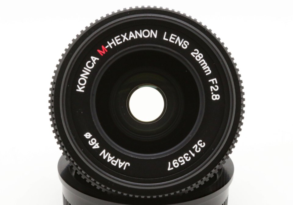 【美品】 Konica M-HEXANON 28mm/F2.8 コニカコニカ