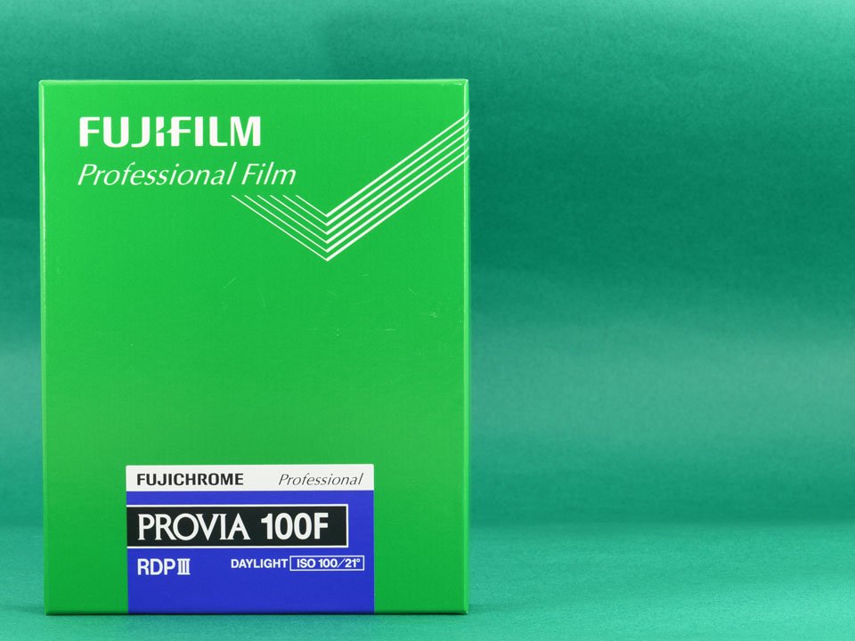 フジフイルム カラーリバーサルフィルム PROVIA100F 4X5 新品