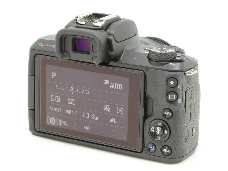 Canon EOS kiss M2 ブラック　15-45mmレンズセット EOS Kiss キヤノン Canon ミラーレス一眼 M2 ダブルズームキット