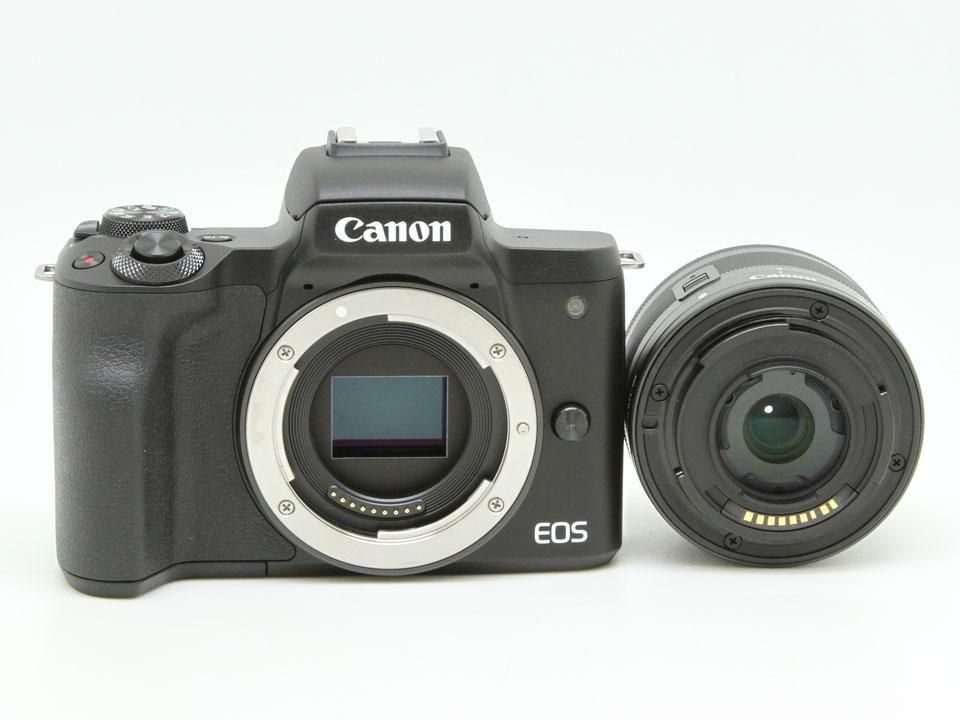 Canon EOS kiss M2 ブラック　15-45mmレンズセット EOS Kiss キヤノン Canon ミラーレス一眼 M2 ダブルズームキット