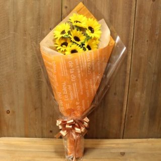 ひまわり10本 花束 生花 フラワーギフト プレゼント ヒマワリ 向日葵 