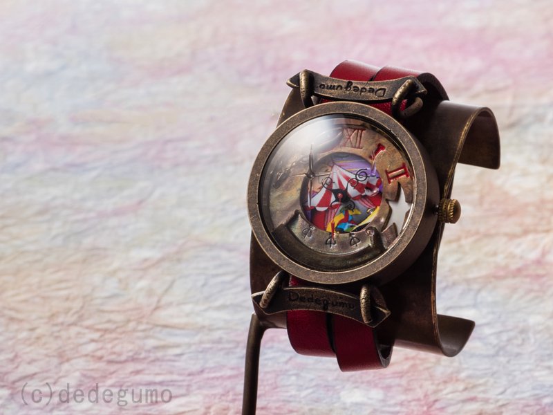 旅廻（たびまわり）手作り腕時計/クオーツ時計/サン＆ムーン dedegumo online shop （デデグモ）京都発手作り時計 とアクセサリーのお店