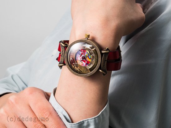 旅廻（たびまわり）手作り腕時計/クオーツ時計/サン＆ムーン - dedegumo online shop  （デデグモ）京都発手作り時計とアクセサリーのお店