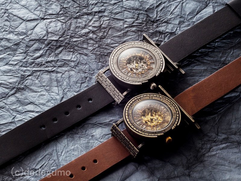 機械塔 きかいとう ゴールド 手作り腕時計 手巻き 自動機械式時計 Dedegumo Online Shop デデグモ 京都発手作り時計 とアクセサリーのお店