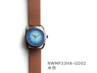 文字盤 青色】イントロ機械式 NWMP33HA-GD02 手巻き&自動機械式時計 