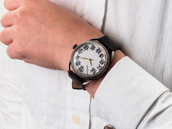 正規代理店 CHAIKA 白文字盤 腕時計 手巻き アナログ（手巻き