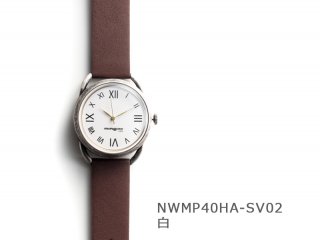 文字盤 青】イントロ機械式 NWMP40HA-SV02 手巻き&自動機械式時計 
