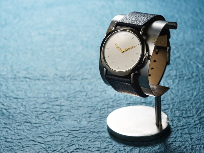 Mシルバー／アニバーサリーウォッチ 手作り時計 クオーツ時計 - dedegumo online shop  （デデグモ）京都発手作り時計とアクセサリーのお店