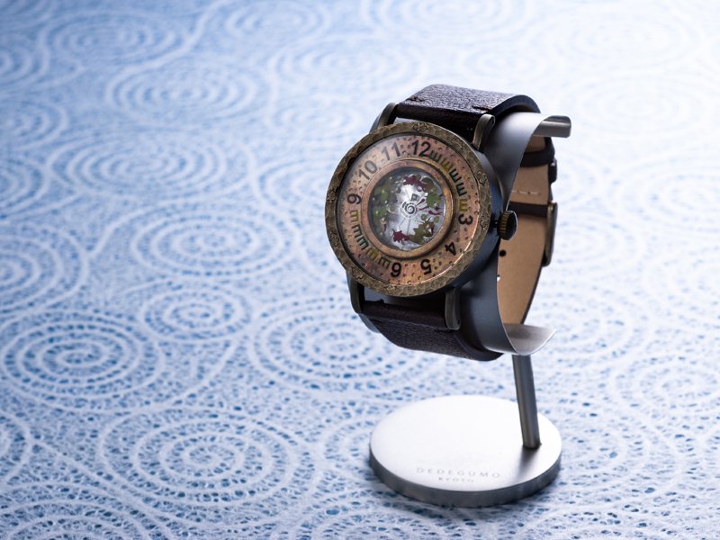 金魚鉢　手作り腕時計/クオーツ時計 - dedegumo online shop （デデグモ）京都発手作り時計とアクセサリーのお店