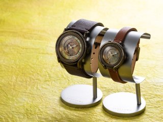 黄銅斗景5 M　手作り腕時計/クオーツ時計