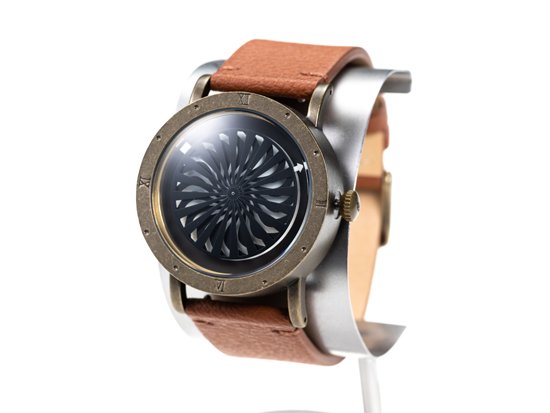キネティックアートウォッチNo.1（ゴールド）　手作り腕時計/手巻き&自動機械式時計 - dedegumo online shop  （デデグモ）京都発手作り時計とアクセサリーのお店