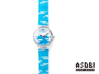 ASOBI WATCH No.5（FUJI）　手作り腕時計/クオーツ時計