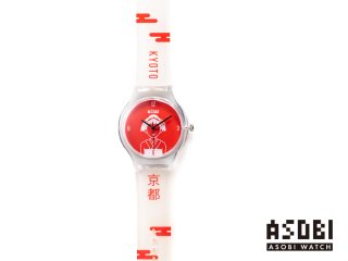 ASOBI WATCH No.8（KYOTO）　手作り腕時計/クオーツ時計