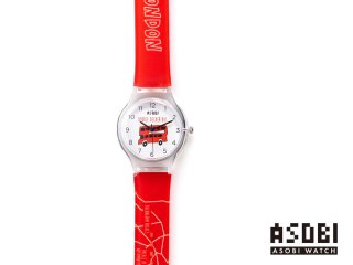 ASOBI WATCH No.9（LONDON）　手作り腕時計/クオーツ時計