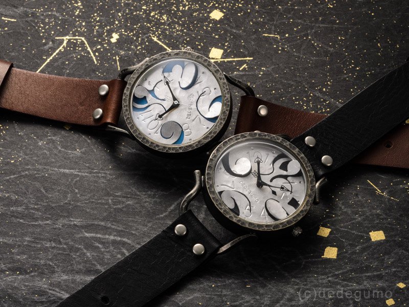 IMAGINATION（ブルー） 手作り腕時計/クオーツ時計 - dedegumo online 