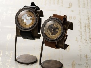 天球儀（シルバー） 手作り腕時計/クオーツ時計