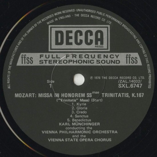 モーツァルト：ミサ曲K.167，ハイドン：小オルガン・ミサ - クラシックLPレコード専門店Silent Tone Record