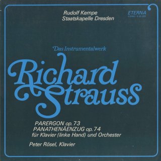 リヒャルト・シュトラウス：家庭交響曲余録Op.73，パンテアネの行列Op.74