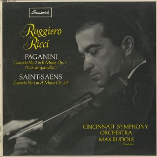 ヴァイオリン協奏曲集/パガニーニ：2番Op.7，サン・サーンス：1番Op.20