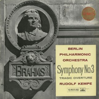 ブラームス：交響曲3番Op.90，悲劇的序曲Op.81