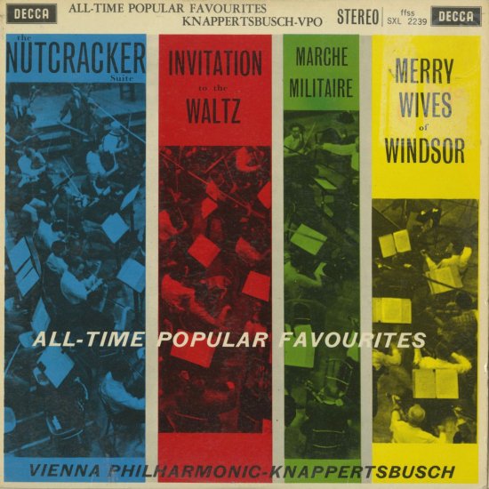 All-Time Popular Favourites/ハンス・クナッパーツブッシュ指揮ウィーン・フィルハーモニー管弦楽団/SXL 2239 |  クラシックLPレコード