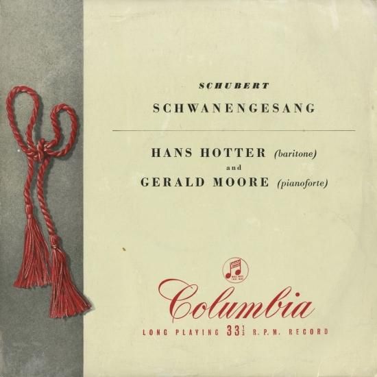 シューベルト: 白鳥の歌 33CX 1269