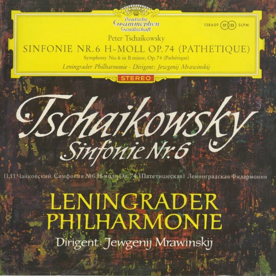 チャイコフスキー：交響曲6番Op.74「悲愴」/エフゲニー