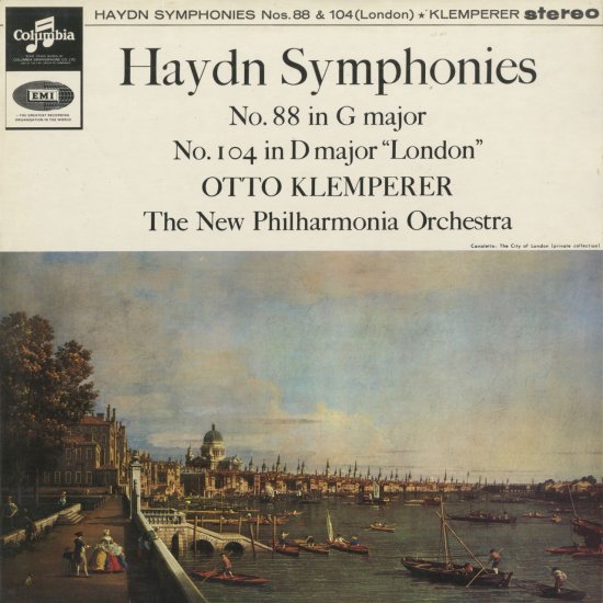 ハイドン：交響曲88番，104番「ロンドン」 - クラシックLPレコード専門 