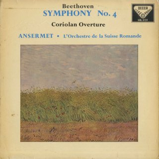 ベートーヴェン：交響曲4番Op.60，コリオラン序曲Op.62