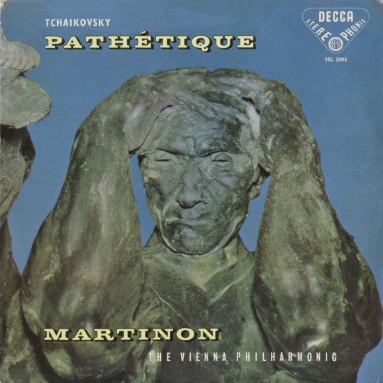 チャイコフスキー：交響曲6番「悲愴」/ジャン・マルティノン指揮ウィーン・フィルハーモニー管弦楽団/DECCA：SXL 2004 |  クラシックLPレコード